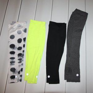 LOT of (4) Lululemon Arm Warmers - MEDIUM